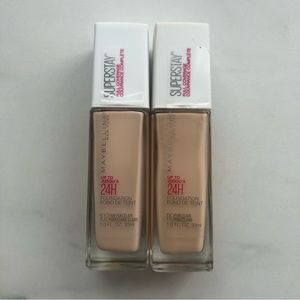 Maybelline foundation bundle (both 95% NEW)
